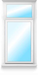 Формы окон: Одностворчатые с фрамугой